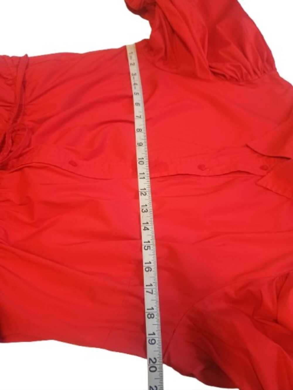 Ralph Lauren Puff Sleeves Midi Red Dress Black Label Size: 14 - Picture 6 of 10